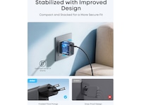 Anker Nano 70W Väggladare (svart) Mobilladdare