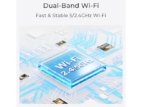 Reolink E1 Outdoor WiFi övervakningskamera 4-pack (svart) Övervakningskamera