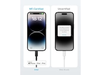Anker 322 PowerLine USB-C till Lightning 1,8m kabel (vit) USB-kablar