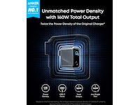 Anker Prime 160W 3 portar laddare (silver) Mobilladdare