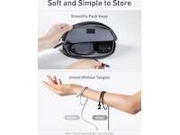 Anker 240W USB-C flätat kabel 1,8m (vit) USB-kablar