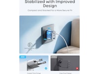 Anker Nano 70W Väggladdar (vit) Mobilladdare