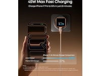 Anker Nano 45W Smart Display Laddare (svart) Mobilladdare