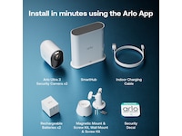 Arlo Ultra 3 4K övervakningskamera 2-pack Övervakningskamera