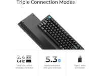Keychron Q1 Ultra 75% 8K Red Trådlöst Gamingtangentbord Gamingtangentbord