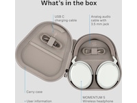 Sennheiser MOMENTUM 5 trådlösa hörlurar, Over-Ear (svart) Hörlurar