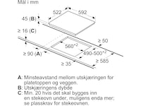 Siemens ET611HE17E iQ100 Glaskeramikhäll Keramikhäll