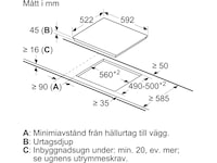 Siemens ET611HE17E iQ100 Glaskeramikhäll Keramikhäll
