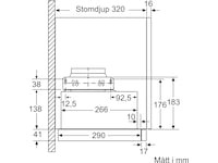Siemens LI64LB531 iQ300 Utdragbar köksfläkt Väggmonterad köksfläkt