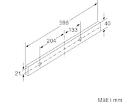 Siemens LI64LB531 iQ300 Utdragbar köksfläkt Väggmonterad köksfläkt