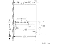 Siemens LI64LB531 iQ300 Utdragbar köksfläkt Väggmonterad köksfläkt