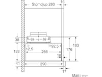 Siemens LI64LB531 iQ300 Utdragbar köksfläkt Väggmonterad köksfläkt