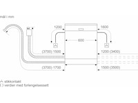 Siemens SN45ZS08CE iQ500 Underbyggd diskmaskin (Rostfritt stål) Underbyggd diskmaskin