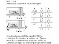 Bosch Serie 4 KIV87VFE0 Integrerat kombiskåp Kyl & frys kombiskåp