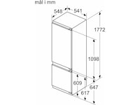Bosch Serie 4 KIV87VFE0 Integrerat kombiskåp Kyl & frys kombiskåp