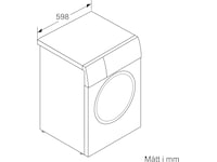 Bosch WAN2829SSN Serie 4 Tvättmaskin (vit) Tvättmaskin