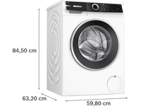 Bosch WGK264FLSN Serie 6 Tvättmaskin (vit) Tvättmaskin