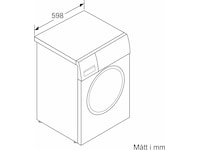 Bosch WGE03400SN Serie 2 Tvättmaskin (vit) Tvättmaskin