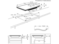 Electrolux 600 Bridge HOB850MF Induktionshäll 80 cm Induktionshäll