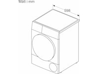 Bosch WQK2420LSN Serie 6 Värmepumpstorktumlare 9 kg (vit) Torktumlare