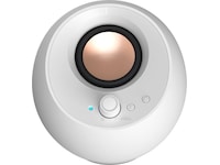 Creative Pebble Pro RGB PC-högtalare (vit) 2.0 Högtalare