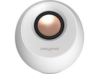Creative Pebble Pro RGB PC-högtalare (vit) 2.0 Högtalare