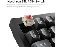 Keychron V1 Ultra 75% 8K Brown Trådlöst Gamingtangentbord Gamingtangentbord