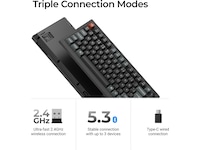 Keychron V1 Ultra 75% 8K Brown Trådlöst Gamingtangentbord Gamingtangentbord