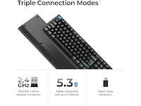 Keychron Q1 Ultra 100% 8K Red Trådlöst Gamingtangentbord Gamingtangentbord