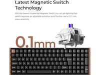 Keychron K4 HE Trådlöst Gamingtangentbord (svart) Gamingtangentbord