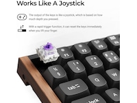 Keychron K4 HE Trådlöst Gamingtangentbord (svart) Gamingtangentbord
