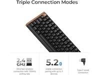 Keychron K4 HE SE Trådlöst Gamingtangentbord (vit) Gamingtangentbord