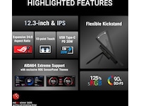 ASUS 12" touch gamingskärm ROG Strix XG129C Gamingskärmar