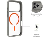 dbramante1928 iPhone 17 Pro/18 Pro Grenen Ultra D3O MS (vit) Mobilskal