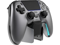 Deltaco Gaming Trådlös Handkontroll Metallic Painted (PS5) (Steel Gray) Tillbehör till spelkonsoler