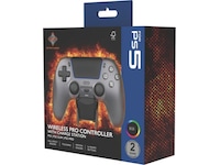 Deltaco Gaming Trådlös Handkontroll Metallic Painted (PS5) (Steel Gray) Tillbehör till spelkonsoler