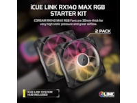 Corsair iCUE LINK RX140 RGB MAX Fläkt 2pk (svart) -B-Grade Demo övrigt