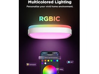 Govee 30cm RGBWW + RGBIC Smart fyrkantig taklampa Taklampa