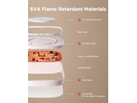 Govee 30cm RGBWW + RGBIC Smart fyrkantig taklampa Taklampa