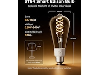 Govee Smart Edison Pære E27 LED-lampor & glödlampor