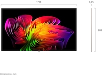 LG 77" OLED evo AI W6 4K Smart TV 2026 70 - 79 tums TV