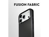 PanzerGlass CARE iPhone 17 Pro Max / 18 Pro Max Fusion Fabric fodral (svart) Mobilskal