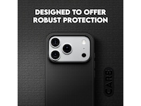 PanzerGlass CARE iPhone 17 Pro Max / 18 Pro Max Fusion Fabric fodral (svart) Mobilskal