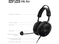 Sony INZONE H6 Air gaming-headset med öppen baksida (svart) -B-Grade Demo headset
