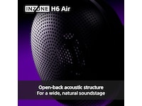 Sony INZONE H6 Air gaming-headset med öppen baksida (svart) -B-Grade Demo headset