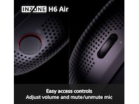 Sony INZONE H6 Air gaming-headset med öppen baksida (svart) -B-Grade Demo headset