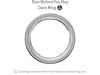 Oura Ring 4 Smart Ring str. 9 (silver) -B-Grade Demo tillbehör till mobiler & smartwatches