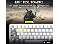 CORSAIR CLIPPER PRO MINI 60 (white) Gamingtangentbord