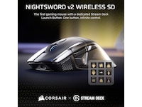 CORSAIR NIGHTSWORD v2 WIRELESS Spelmus Gamingmus