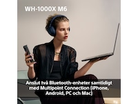 Sony WH-1000XM6 Trådlösa Over-Ear Hörlurar (Olive Gray) Hörlurar